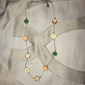 Fruit slices necklace